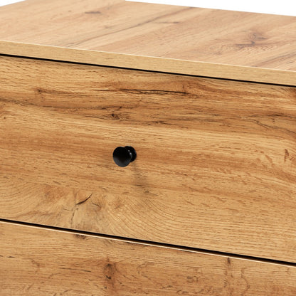 Baxton Studio - Decon Chest in Oak Brown - B06-Wotan Oak view 5