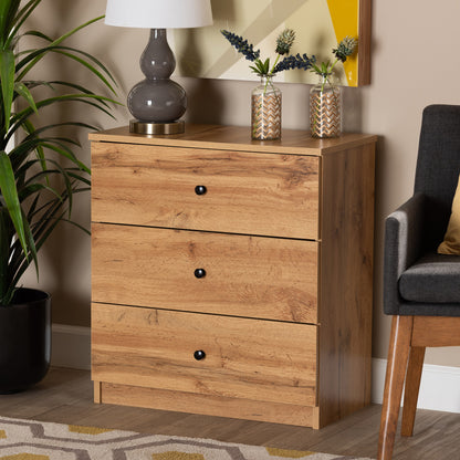 Baxton Studio - Decon Chest in Oak Brown - B06-Wotan Oak view 6