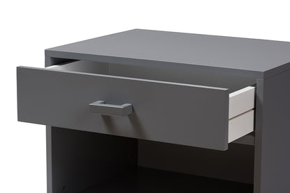 Baxton Studio - Deirdre Nightstand - HNS01-Grey-NS view 7