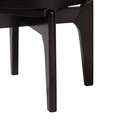 Baxton Studio - Delacruz Dining Chair in Tan/Black - BBT5547-Tan/Black-Armchair-DC view 6