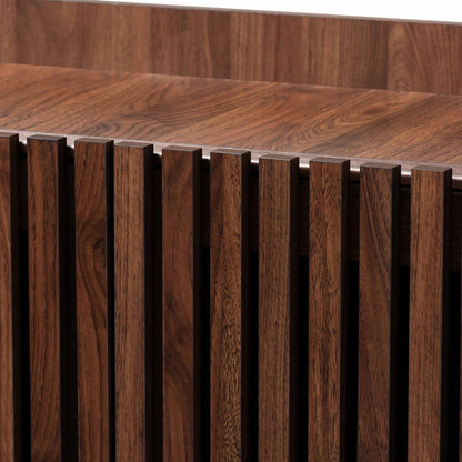 Baxton Studio - Delaire Shoe Cabinet in Walnut Brown - SESC70350WI-CLB-Shoe Cabinet view 5