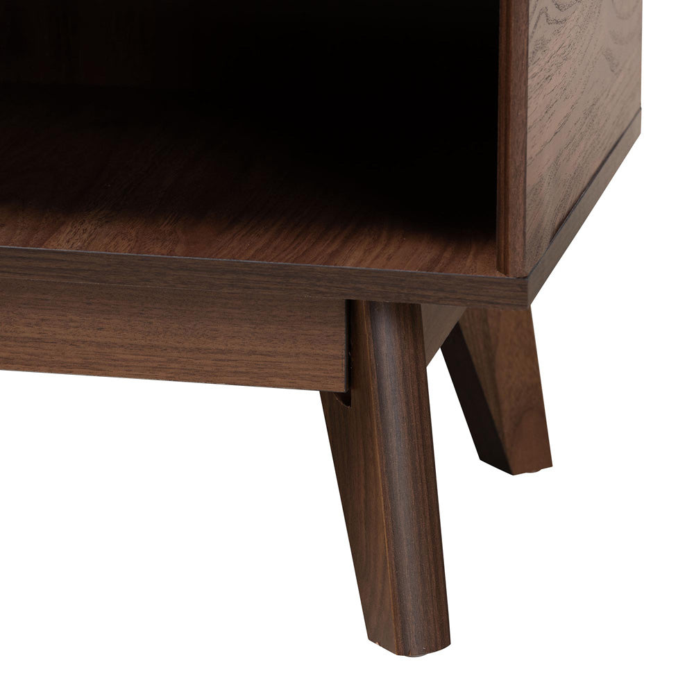 Baxton Studio - Delaire Shoe Cabinet in Walnut Brown - SESC70350WI-CLB-Shoe Cabinet view 6