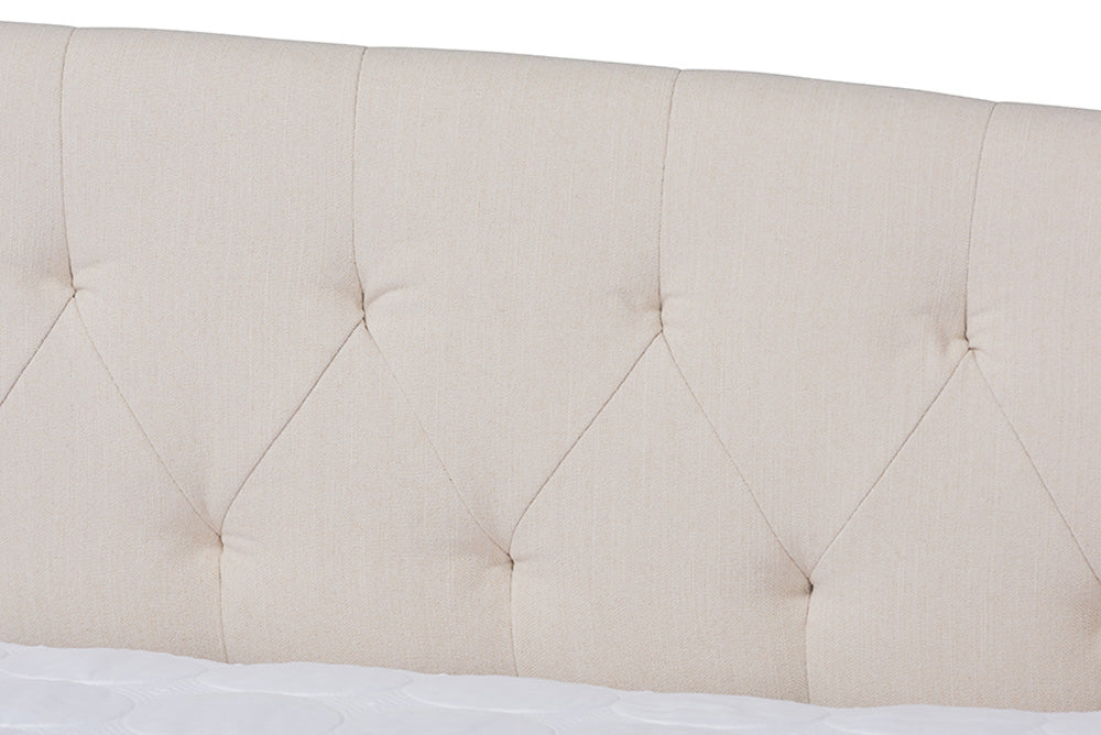 Baxton Studio - Delora Queen Size Daybed - CF9044-B-Beige-Daybed-Q view 4