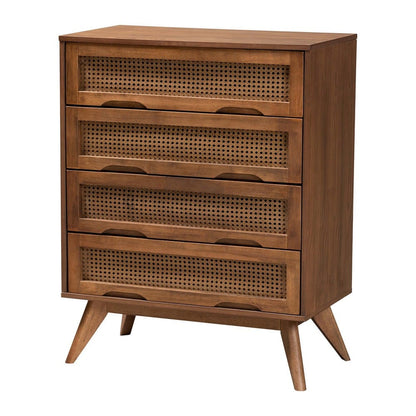 Baxton Studio - Demeter Full Bedroom Set in Walnut Brown - Demeter-Ash Walnut-Full 4PC Bedroom Set view 6
