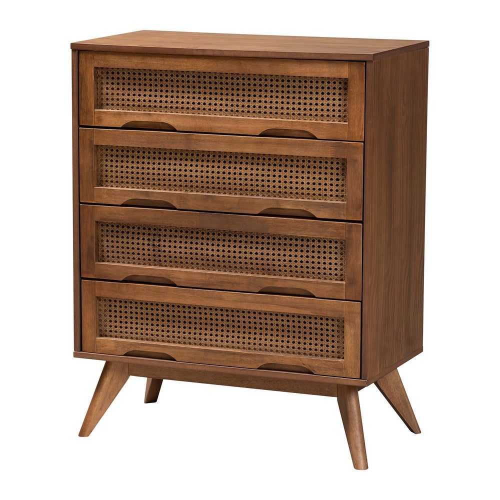 Baxton Studio - Demeter Full Bedroom Set in Walnut Brown - Demeter-Ash Walnut-Full 5PC Bedroom Set view 5