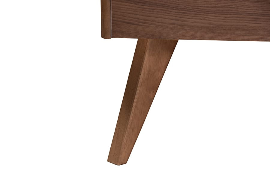 Baxton Studio - Demeter King Bedroom Set in Walnut Brown - Demeter-Ash Walnut-King 5PC Bedroom Set view 10