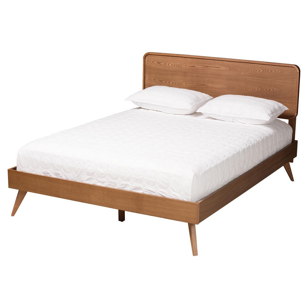Baxton Studio - Demeter Queen Bedroom Set in Walnut Brown - Demeter-Ash Walnut-Queen 3PC Bedroom Set view 3