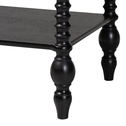 Baxton Studio - Denita Full Bedroom Set in Black - Alaba-4PC Bedroom Set-Black-Full-2NS view 7