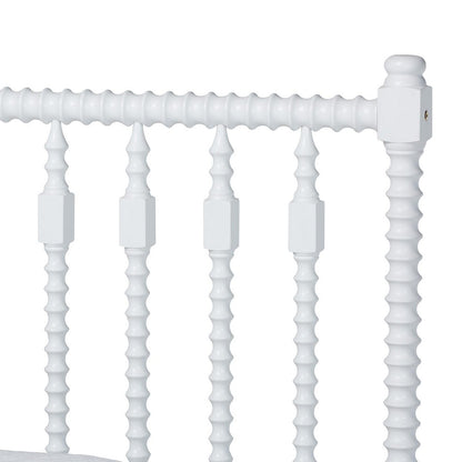 Baxton Studio - Denita Queen Bedroom Set in White - Alaba-4PC Bedroom Set-White-Queen-2NS view 8