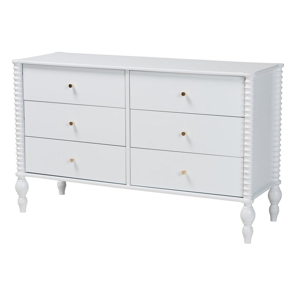 Baxton Studio - Denita Twin Bedroom Set in White - Alaba-4PC Bedroom Set-White-Twin-2NS view 5