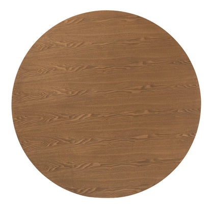 Baxton Studio - Denmark Dining Table in Oak Brown - Denmark-French Oak-DT view 4