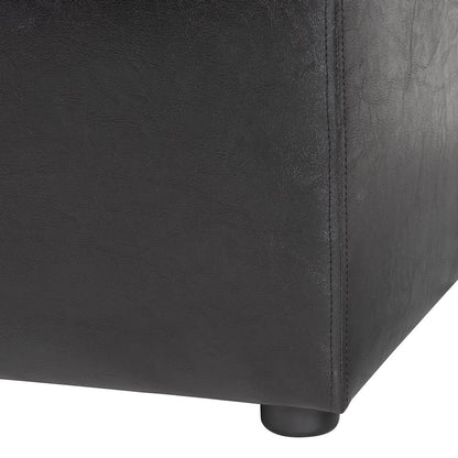 Baxton Studio - Dennehy Ottoman in Black - Y-168-Promote-Black view 7