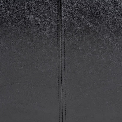 Baxton Studio - Dennehy Ottoman in Black - Y-168-Promote-Black view 8