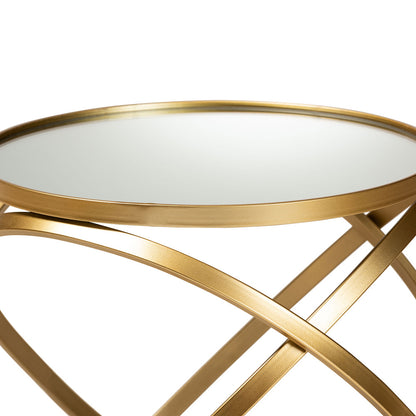 Baxton Studio - Desma End Table in Gold - JY20A260-Gold-ET view 3