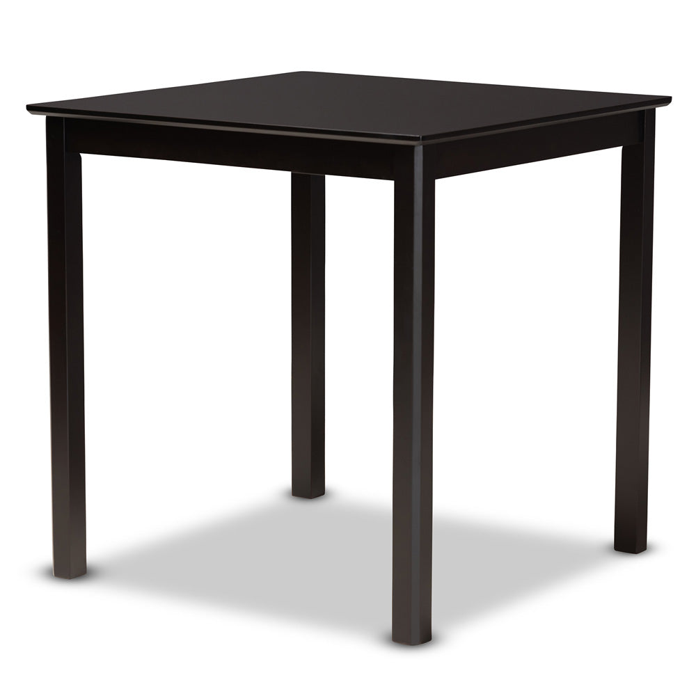 Baxton Studio - Devon Pub Set in Grey/Espresso brown - RH310P-Grey/Dark Brown-5PC Pub Set view 3