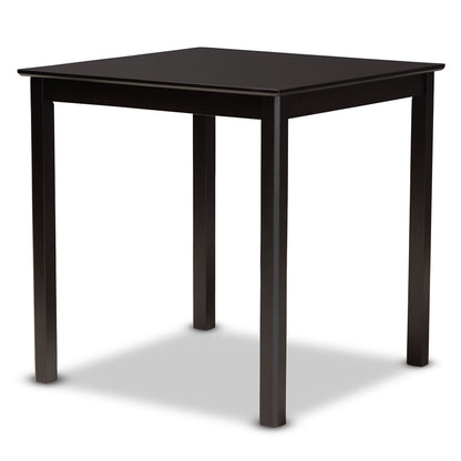 Baxton Studio - Devon Pub Set in Grey/Espresso brown - RH310P-Grey/Dark Brown-5PC Pub Set view 3