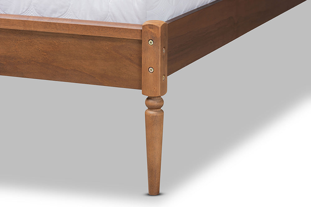Baxton Studio - Diantha King Size Bed - MG0061-Dark Grey/Walnut-King view 4