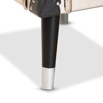 Baxton Studio - Dilan End Table in Silver/Black - JY19A109-Silver-ET view 9