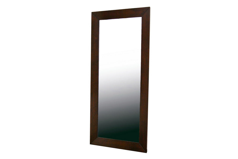 Baxton Studio - Doniea Mirror in Dark Brown - Mirror-0506051 view 1