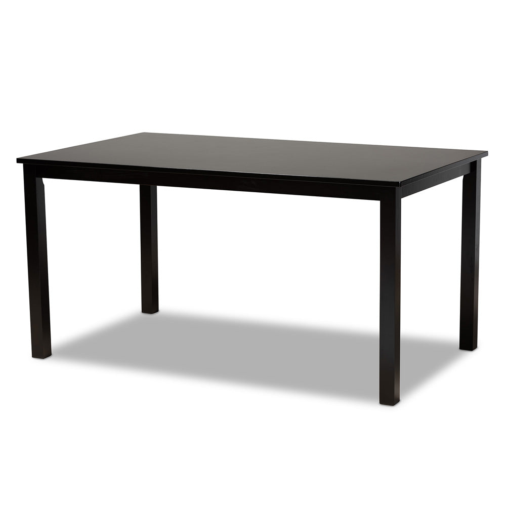 Baxton Studio - Dori Dining Set in Grey/Dark Brown - RH331C-Grey/Dark Brown-6PC Dining Set view 4