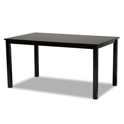 Baxton Studio - Dori Dining Set in Grey/Dark Brown - RH331C-Grey/Dark Brown-6PC Dining Set view 4