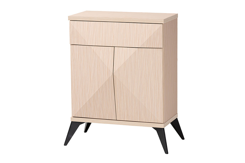 Baxton Studio - Draper Sideboard - KBL2347-Natural/Black-1DW-Sideboard view 1