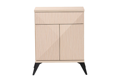 Baxton Studio - Draper Sideboard - KBL2347-Natural/Black-1DW-Sideboard view 3