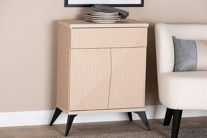Baxton Studio - Draper Sideboard - KBL2347-Natural/Black-1DW-Sideboard view 5