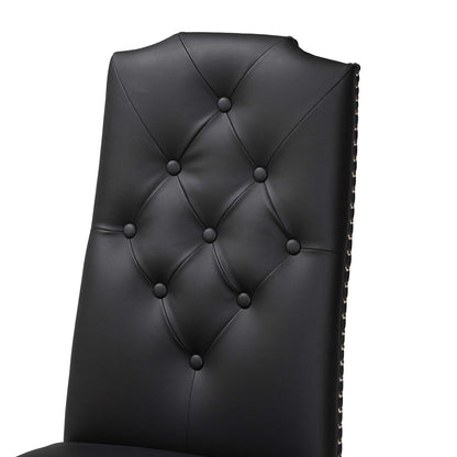 Baxton Studio - Dylin Set of 2 Dining Chairs in Black - BBT5158-Black view 4