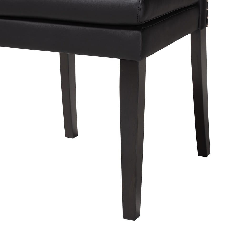 Baxton Studio - Dylin Set of 2 Dining Chairs in Black - BBT5158-Black view 5