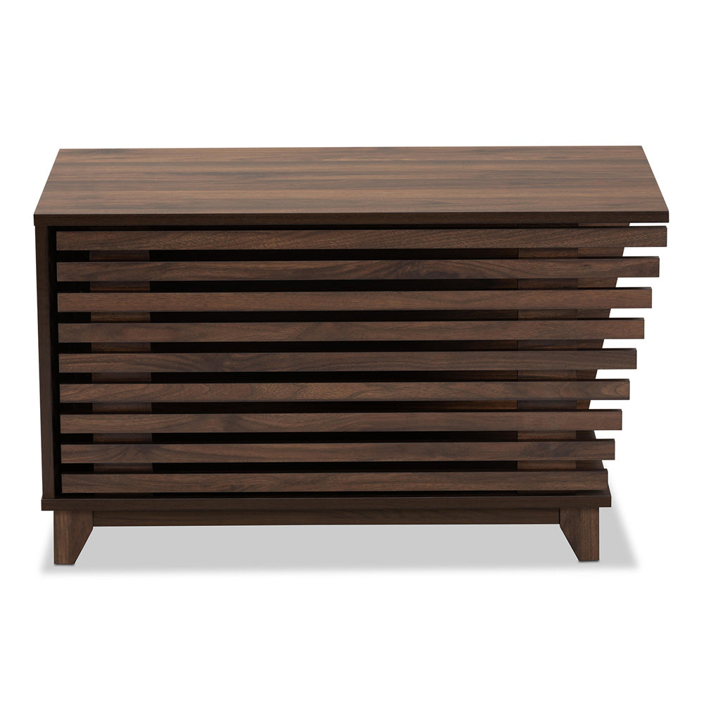 Baxton Studio - Eckhart Cat House in Walnut Brown - SECHC150130WI-Walnut-Cat House view 2