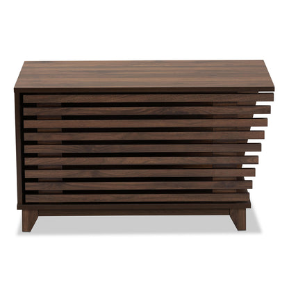 Baxton Studio - Eckhart Cat House in Walnut Brown - SECHC150130WI-Walnut-Cat House view 2