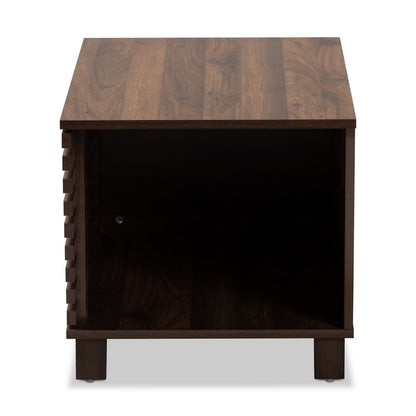 Baxton Studio - Eckhart Cat House in Walnut Brown - SECHC150130WI-Walnut-Cat House view 5
