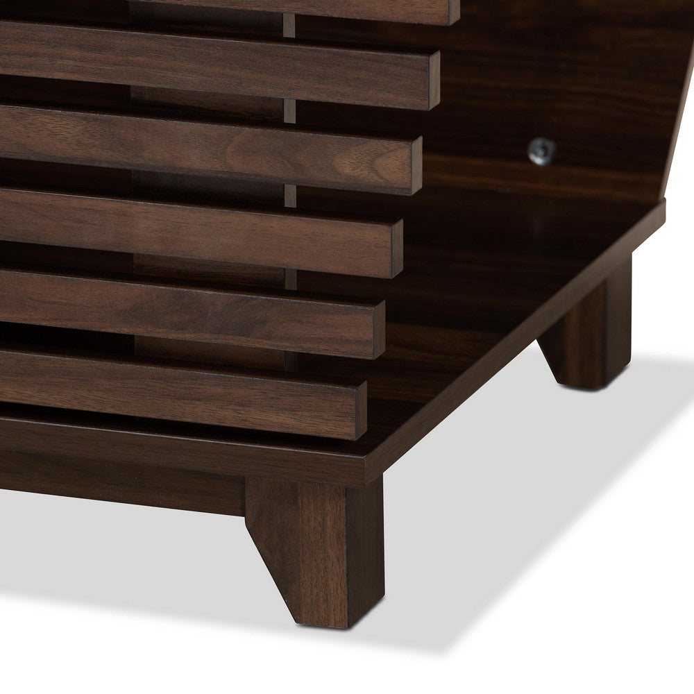 Baxton Studio - Eckhart Cat House in Walnut Brown - SECHC150130WI-Walnut-Cat House view 7