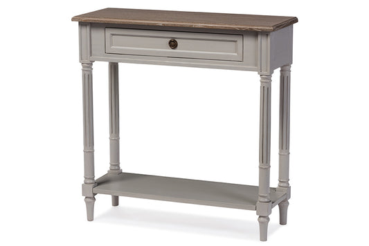 Baxton Studio - Edouard Console Table - EDD8VM/M-B-W1 view 1