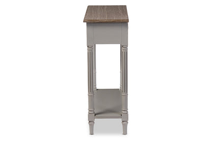 Baxton Studio - Edouard Console Table - EDD8VM/M-B-W1 view 2