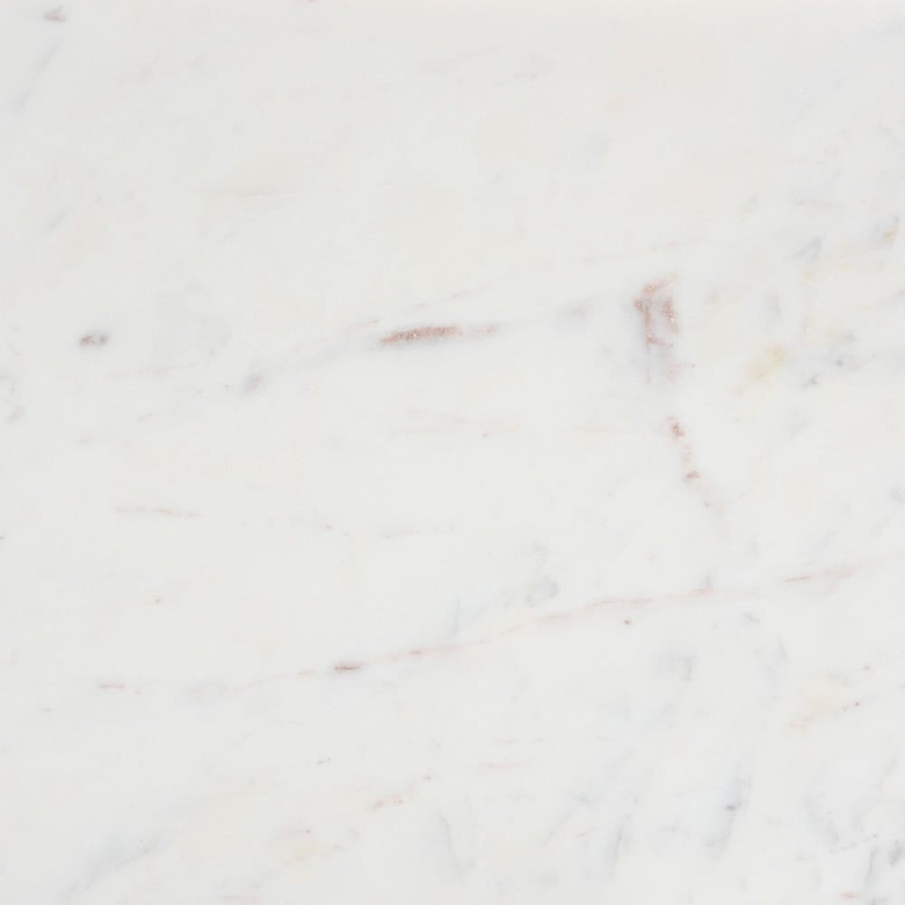 Baxton Studio - Edsel Console Table in Marble White/Black - FUR6899-Marble Top Hammered-Console Table view 6