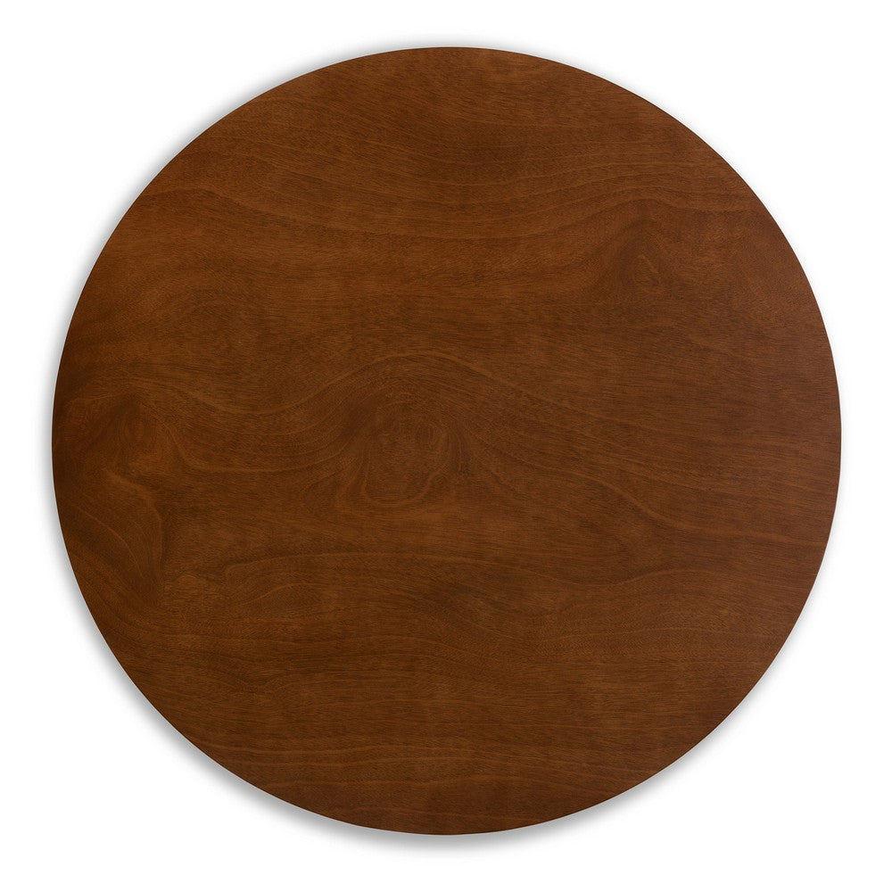 Baxton Studio - Eiko Dining Set in Light Beige/Walnut - Delvin/Hexa-Latte/Walnut-5PC Dining Set view 4