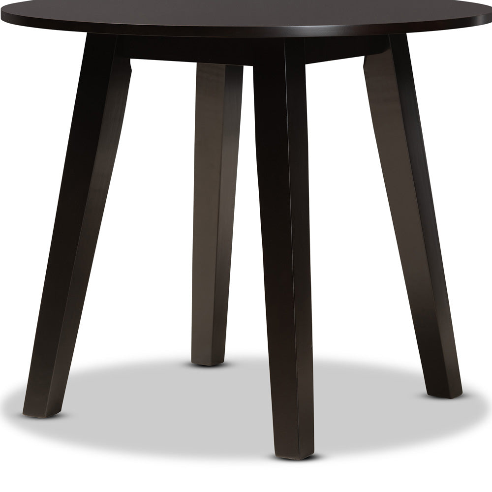 Baxton Studio - Ela Dining Table in Dark Brown - RH7230T-Dark Brown-35-IN-DT view 4