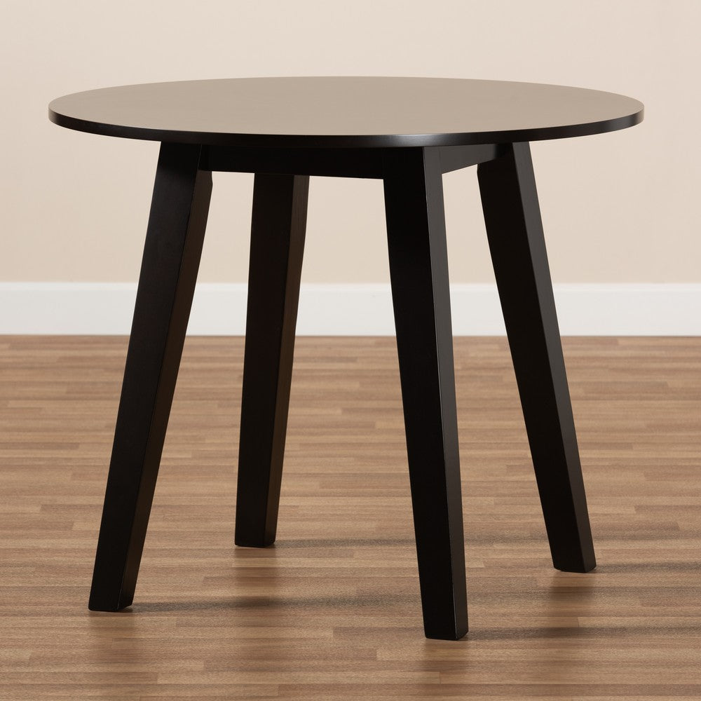 Baxton Studio - Ela Dining Table in Dark Brown - RH7230T-Dark Brown-35-IN-DT view 6