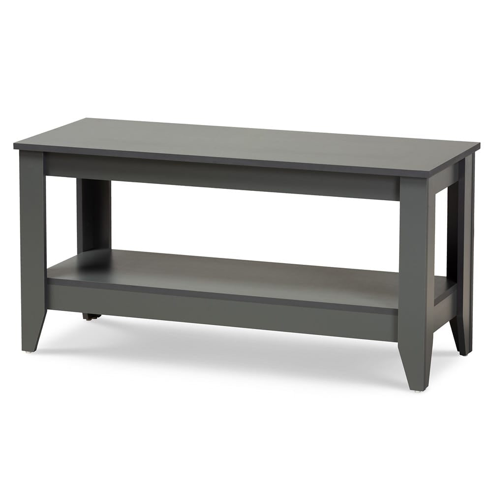 Baxton Studio - Elada Coffee Table in Grey - CT8000-Grey-CT view 1