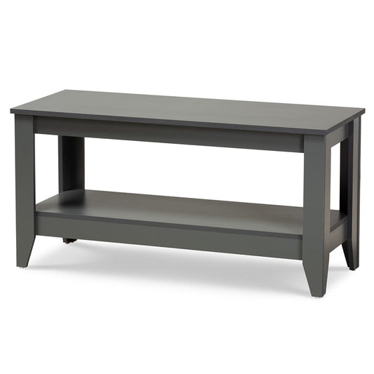 Baxton Studio - Elada Coffee Table in Grey - CT8000-Grey-CT view 1