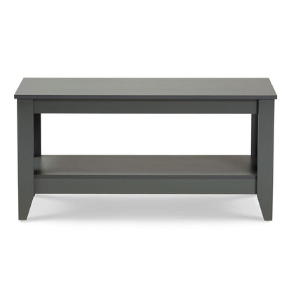 Baxton Studio - Elada Coffee Table in Grey - CT8000-Grey-CT view 2