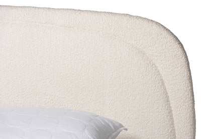 Baxton Studio - Eladio Queen Size Bed - BBT61186.11-White-Queen view 4