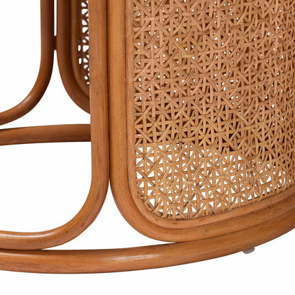 Baxton Studio - Eldon End Table in Light Honey - Eldon-Light Honey Rattan-Large-ET view 3