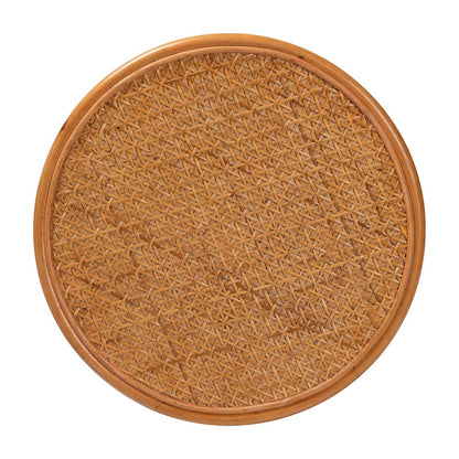 Baxton Studio - Eldon End Table in Light Honey - Eldon-Light Honey Rattan-Large-ET view 4