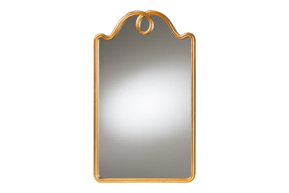 Baxton Studio - Elian Mirror - RXW-10956-Gold Trim-Wall Mirror view 1