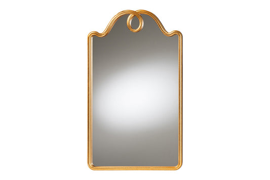 Baxton Studio - Elian Mirror - RXW-10956-Gold Trim-Wall Mirror view 1