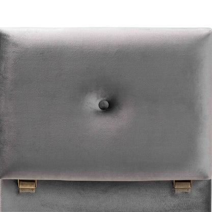 Baxton Studio - Elias Ottoman in Grey/Oak - JY20A250-Grey Velvet-Otto view 6