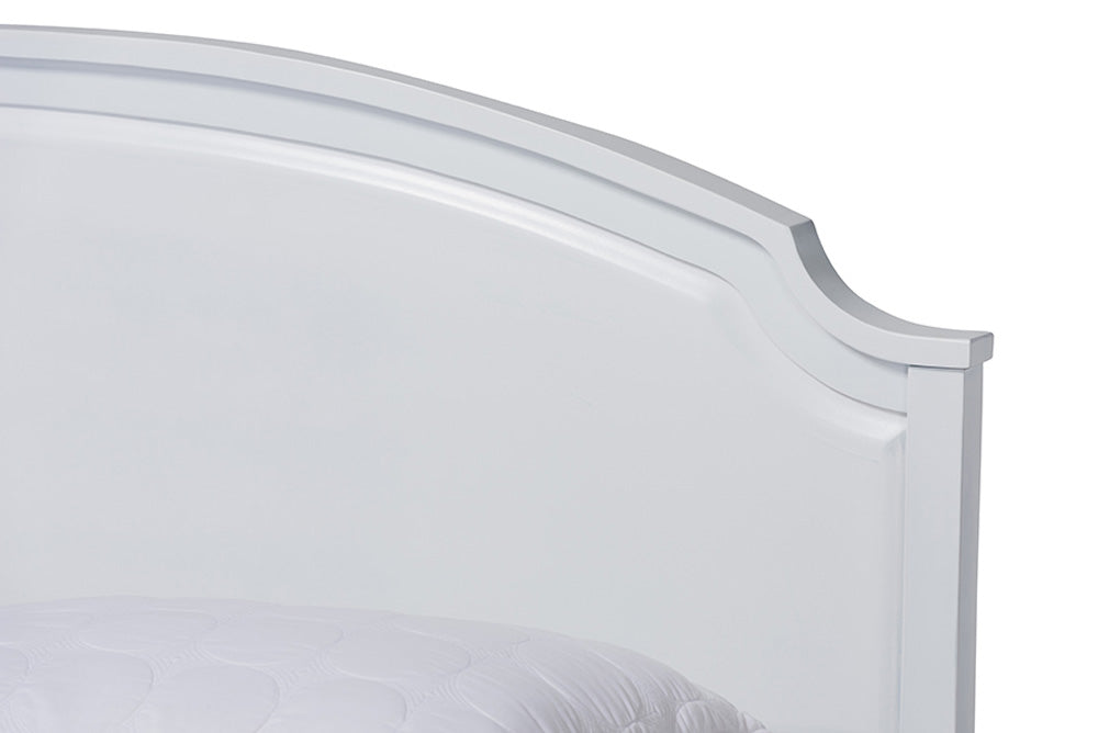 Baxton Studio - Elise Full Size Bed - MG0038-White-Full view 4